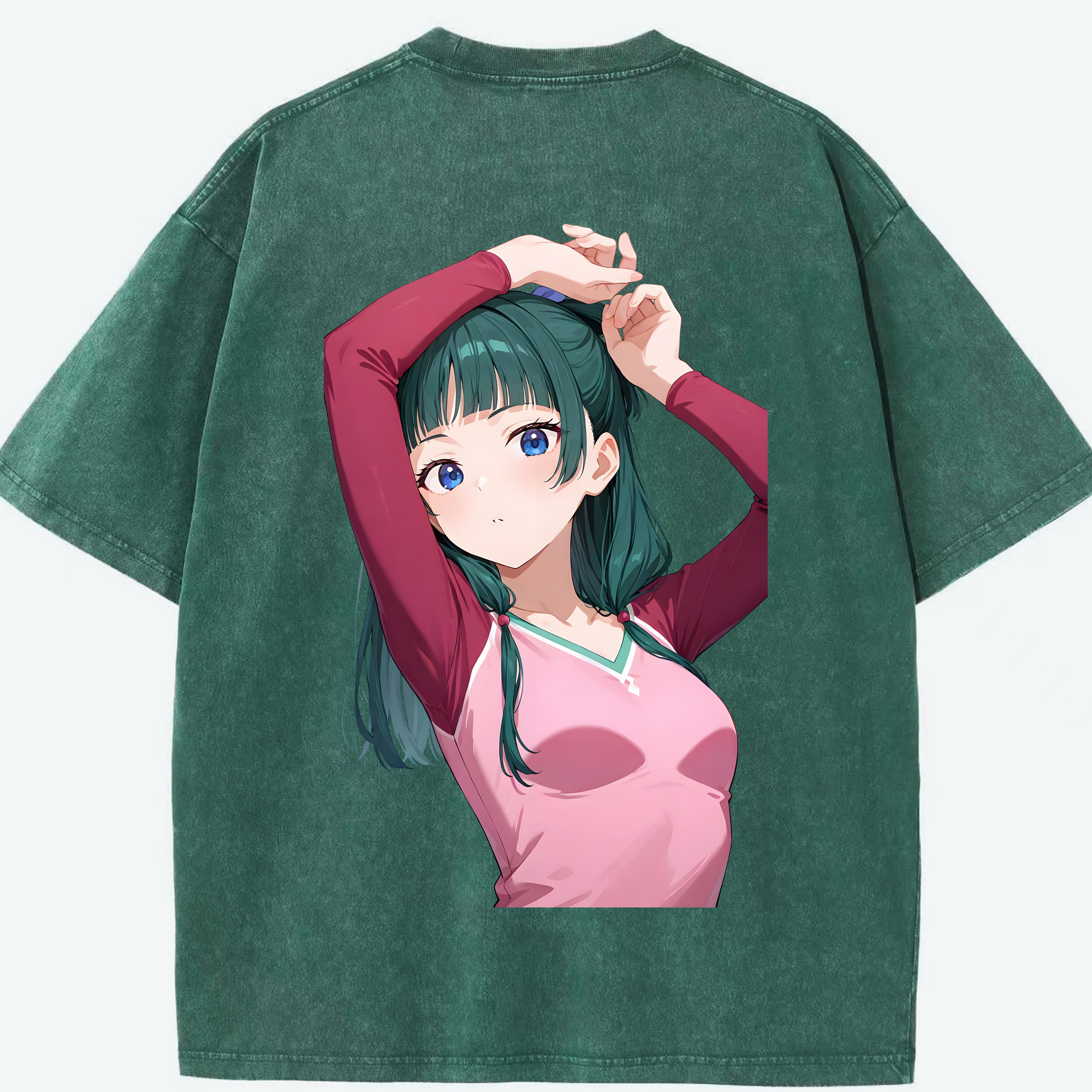 （画像用） 薬屋のひとりごと The Apothecary Diaries 綿100% ヴィンテージ風 半袖Tシャツ（背面プリント）